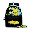 PKM Rucksacke & Taschen | Pikachu Rucksack Mit Federmappe Im Praktischen Set