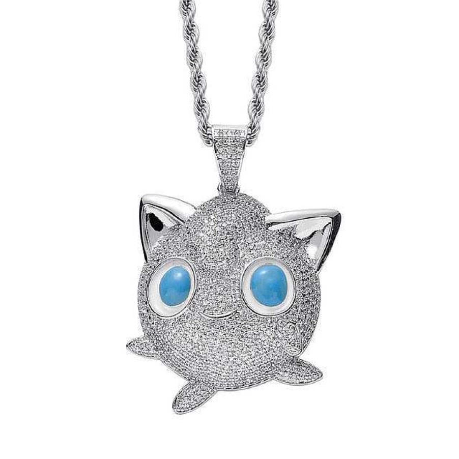 PKM Pokemon Schmuck | Jigglypuff Pummeluff Halskette Hip Hop Style Pokemon