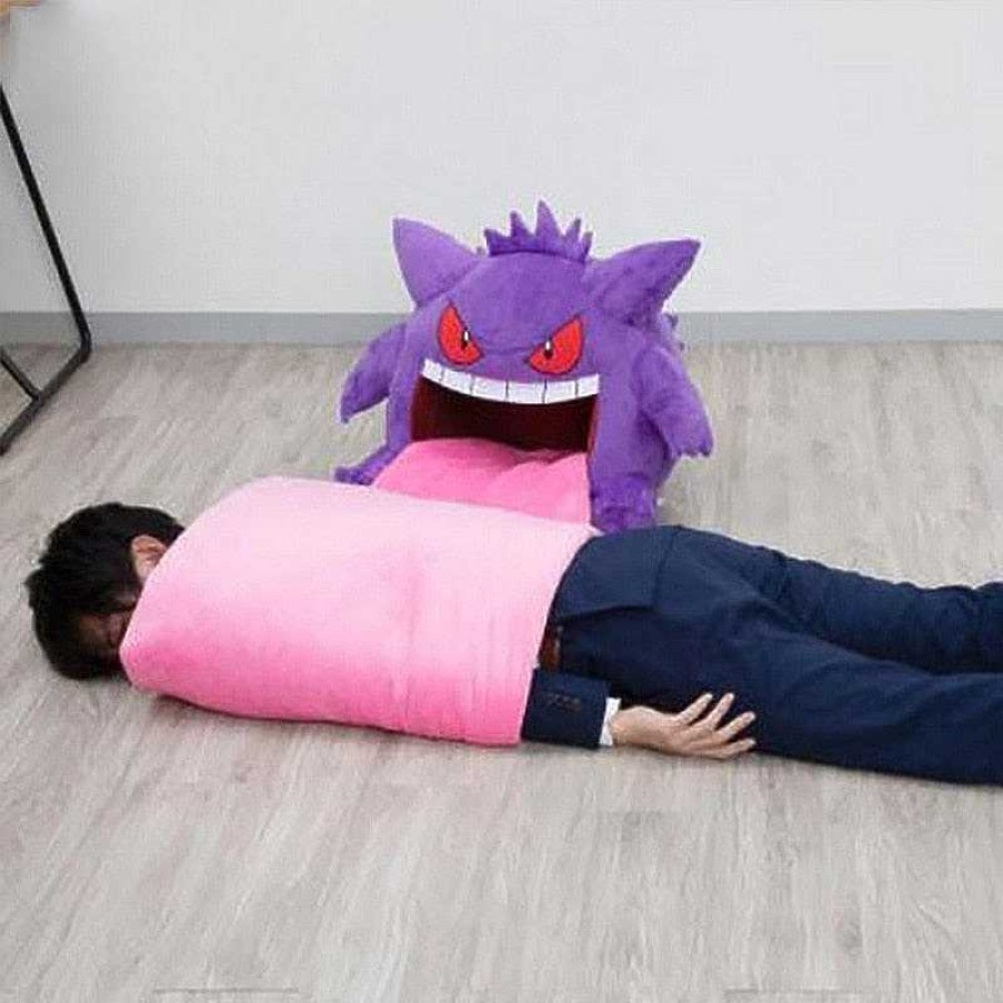 PKM Xxl Pokemon | Xxl Pluschfigur Pokemon Gengar Mit Ausrollbarer Zunge (Ca. 45Cm)