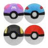 PKM Pokemon Kuscheltiere | Pokemon Plusch Balle (4 Stk.) Master Ball Super Ball Great Ball Ultra Ball (Ca. 12Cm)