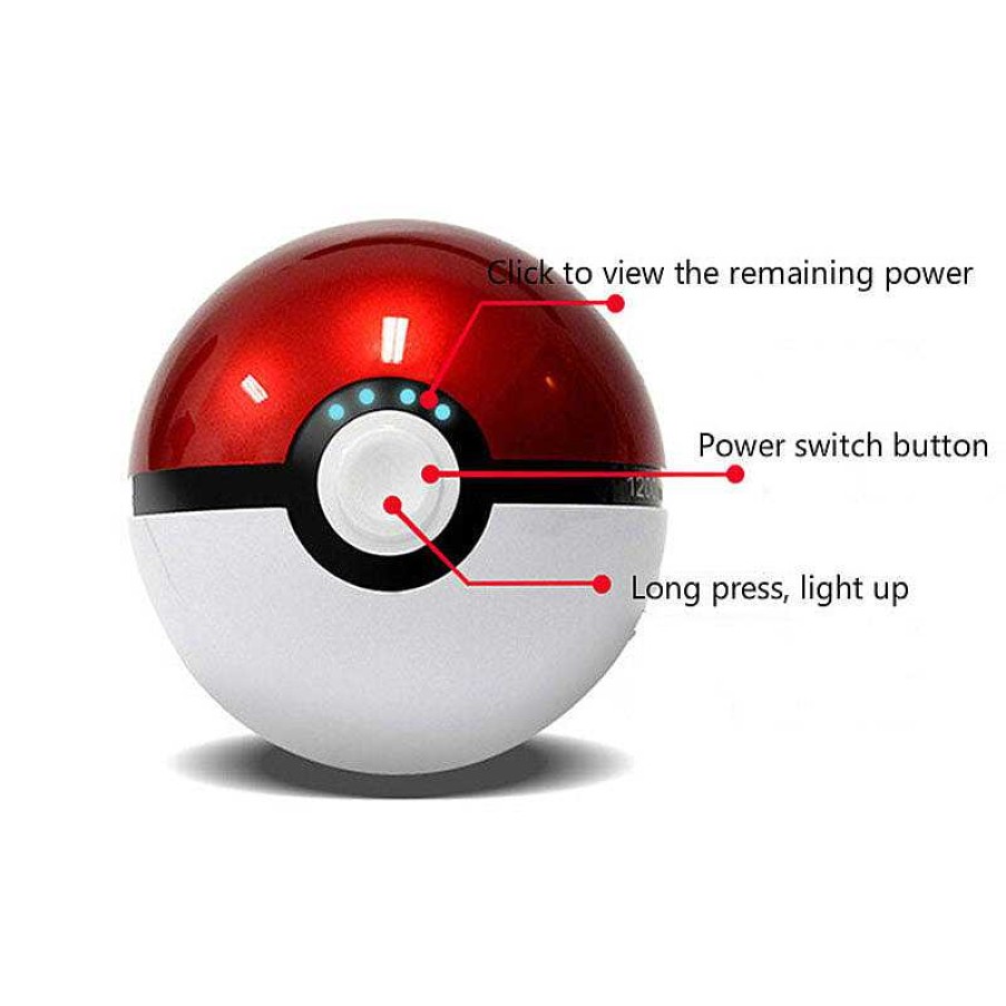 PKM Sonstiges Merchandise | Pokeball 10000Mah Powerbank (Dual Usb, 5V/2.1A)