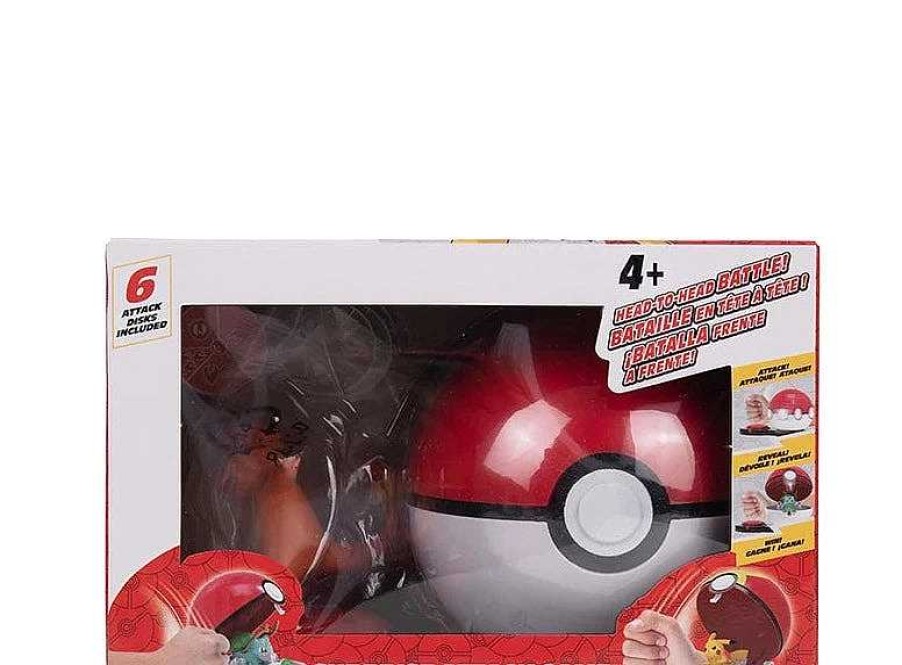 PKM Pokemon Spielzeug | Pokemon Pokeball Uberraschungsangriff Spielzeug Set