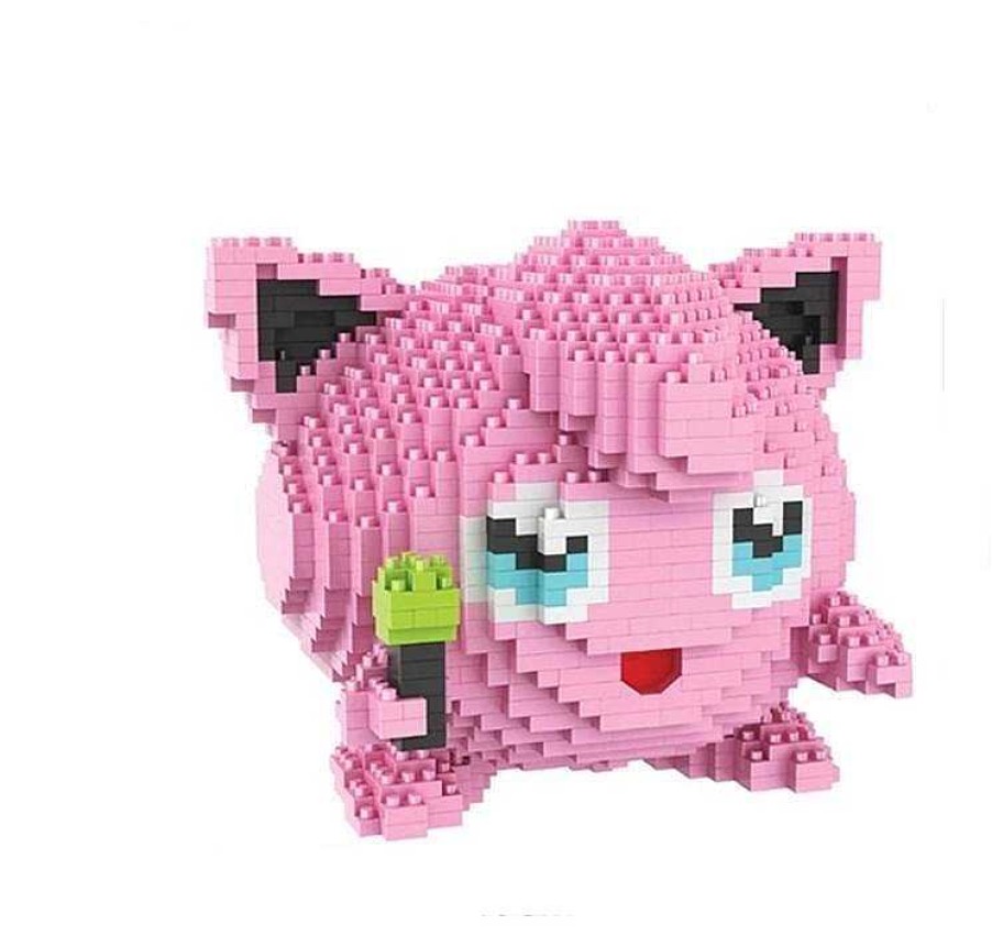 PKM Pokemon Bausteine | Jigglypuff / Pummeluff Pokemon Baustein Set (1605 Teile)