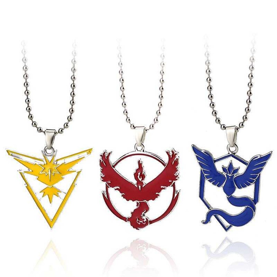 PKM Sommer | Pokemon Go Team Instinct, Valor, Mystic Halskette Schmuck