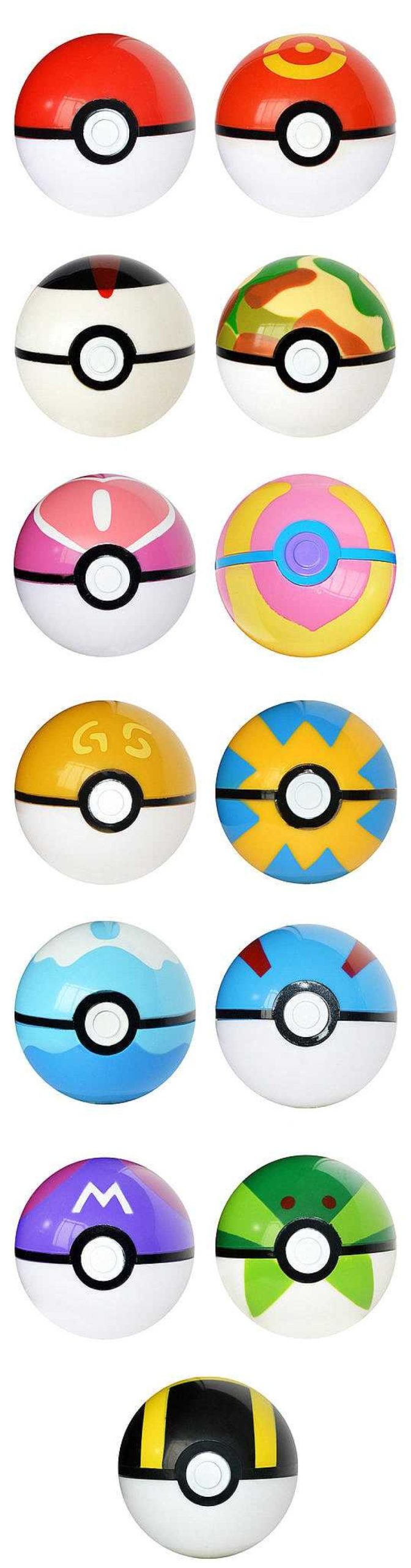 PKM Pokemon Spielzeug | Pokemon Ball Set 12 Stk. Pokeballe Mit 24 Pokemon Figuren