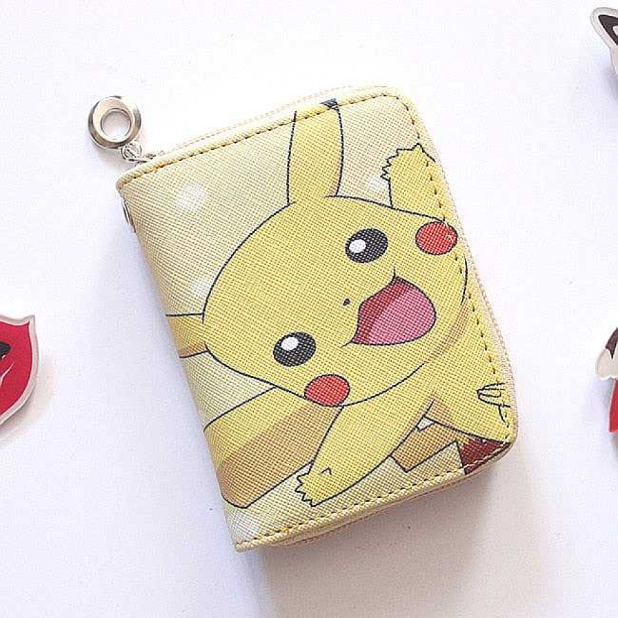 PKM Sonstiges Merchandise | Suses Pokemon Portemonnaie Mit Pikachu Aufdruck In Verschiedenen Motiven