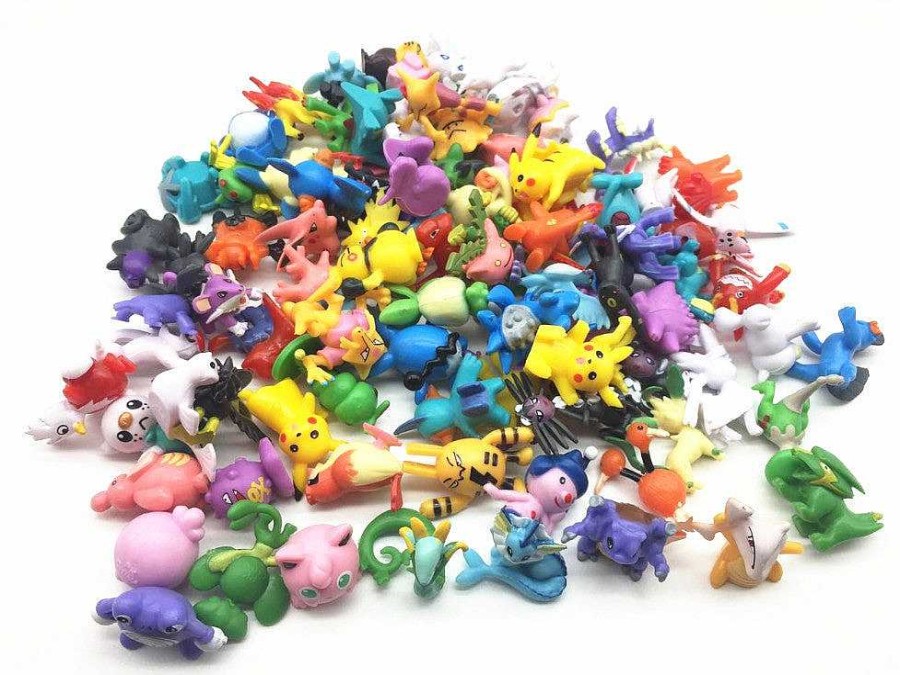 PKM Pokemon Figuren | 24 Stk. Pokemon Pocket Monster Pokeball Figuren