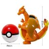 PKM Pokemon Spielzeug | Glurak / Charizard Spiel Figur Mit Pokeball Pokemon Spielzeug Set