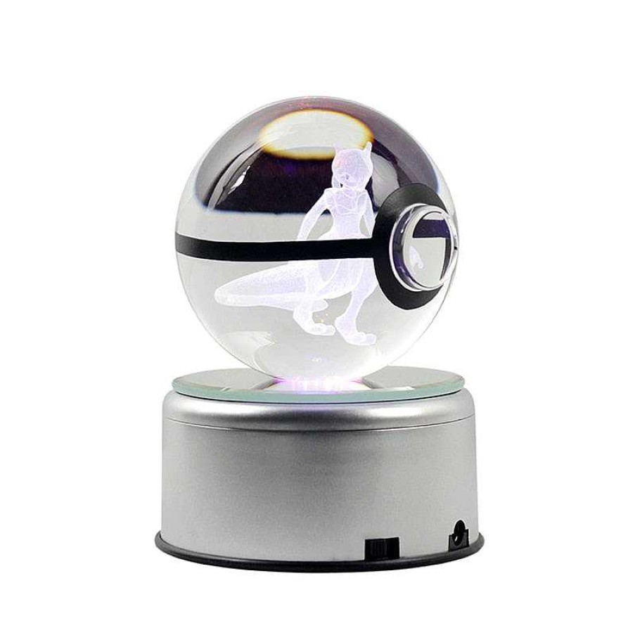 PKM Sonstiges Merchandise | Wundervoller Pokemon Crystal Pokeball - Led Beleuchtung - Viele Motive