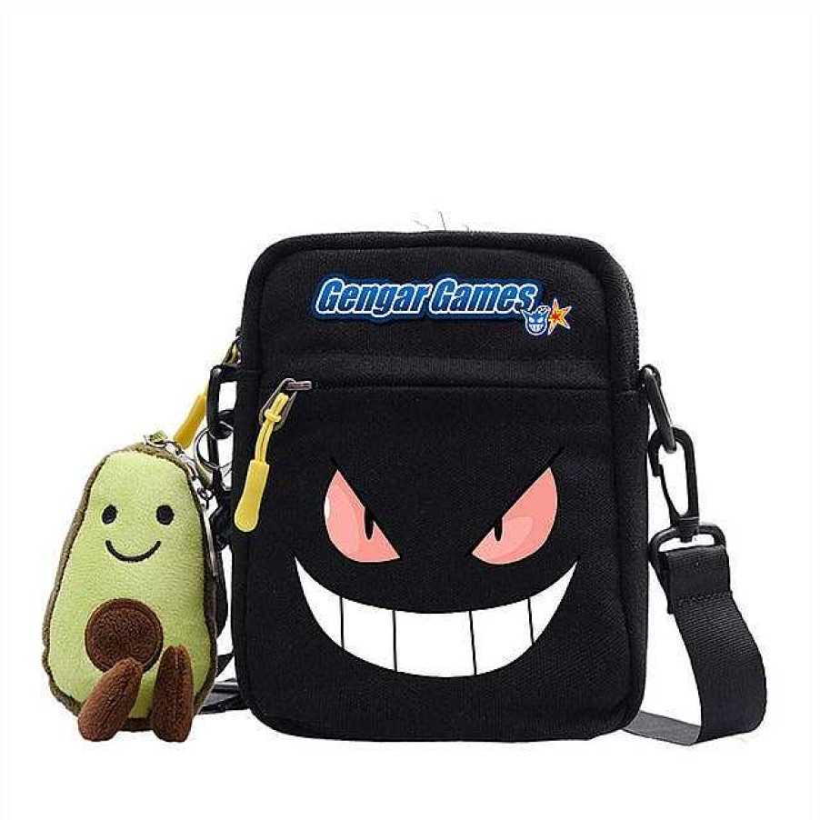 PKM Sonstiges Merchandise | Canvas Pokemon Messenger Tasche, Slingbag Umhangetasche In Vielen Motiven