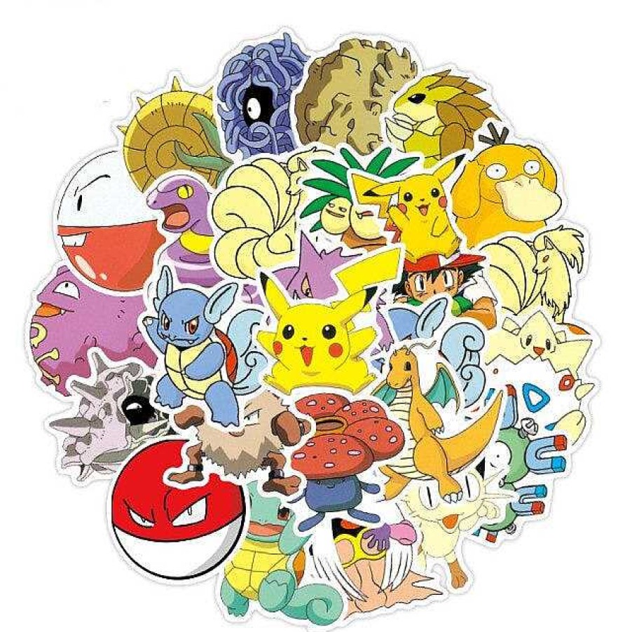 PKM Sonstiges Merchandise | Pokemon Sticker Aufkleber - 50 Oder 100 Stuck