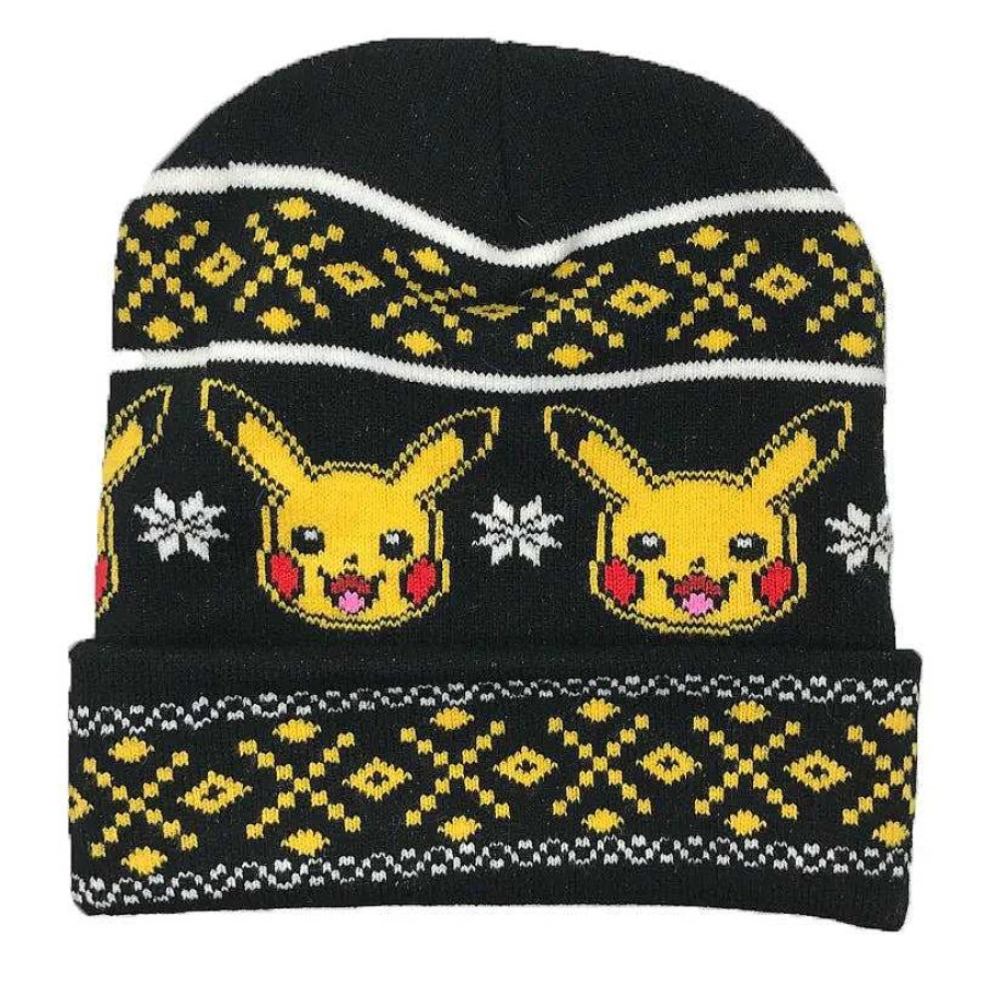 PKM Pokemon Mutzen & Caps | Pikachu Strick Winter Mutze