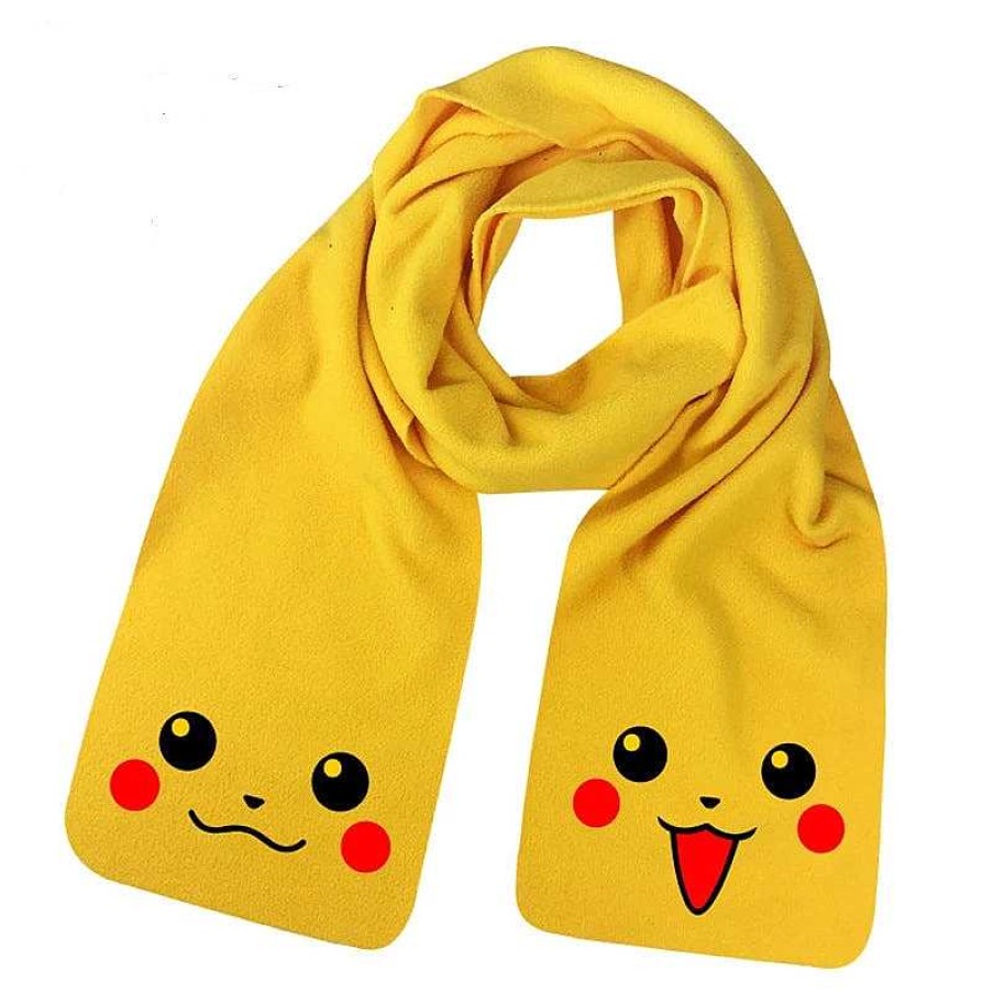 PKM Herbst & Winter | Lachender Pikachu Schal Gelb