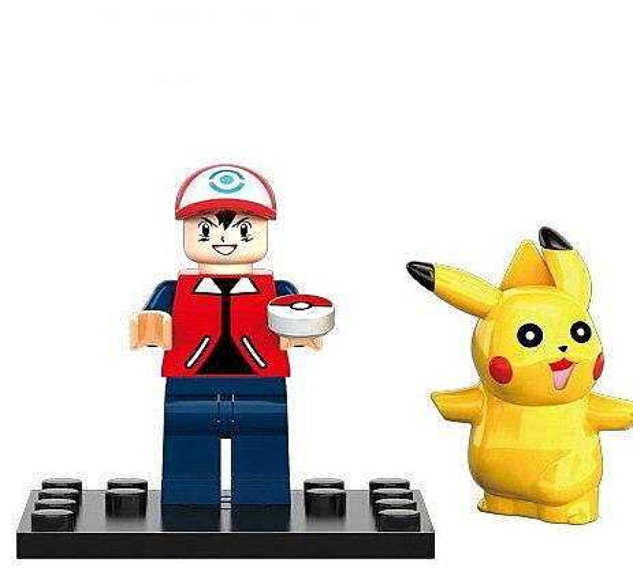 PKM Pokemon Spielzeug | Pokemon Trainer Figuren Mit Pikachu (6 Stk.)