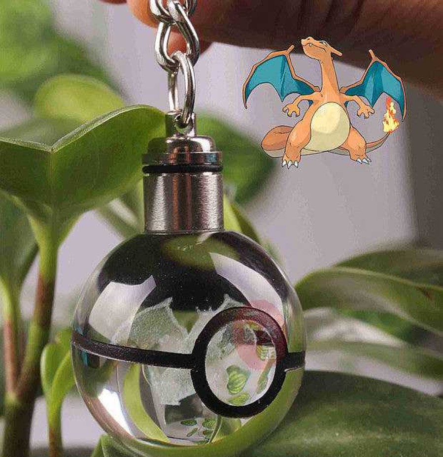 PKM Sonstiges Merchandise | Pokeball Anhanger Mit Pokemon Motiven Und Farbwechsel