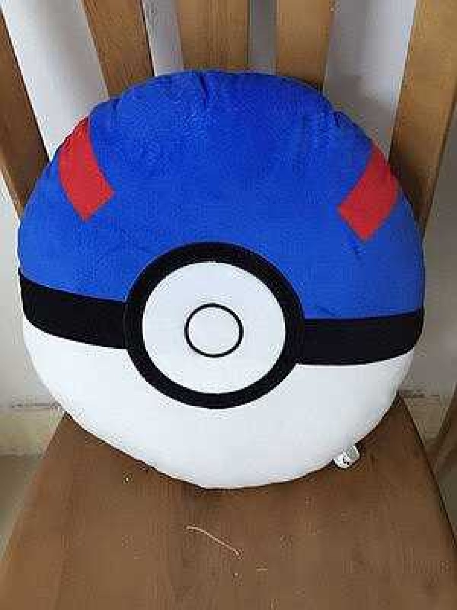 PKM Pokemon Kuscheltiere | Groses Plusch Pokeball Kissen Ca. 40X40Cm