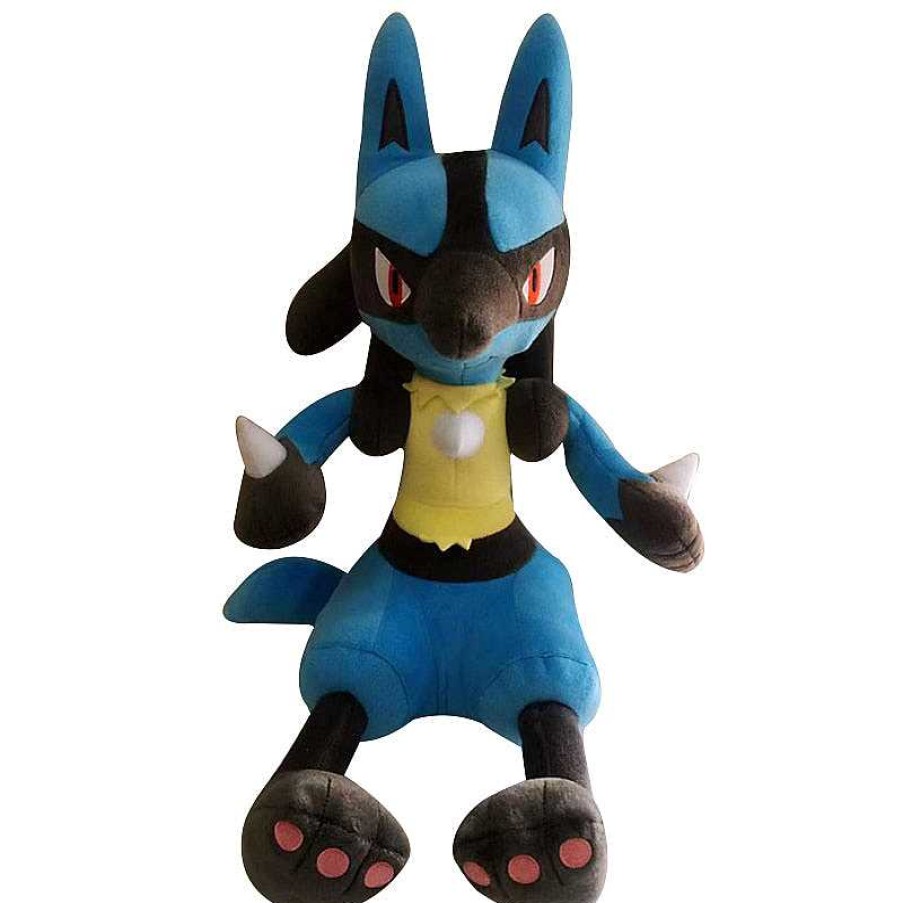 PKM Pokemon Kuscheltiere | Sitzender Xxl Lucario Plusch Puppe Pokemon (Ca. 48Cm)