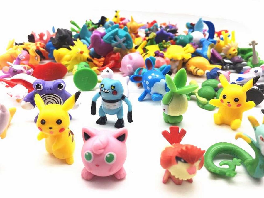 PKM Pokemon Figuren | 24 Stk. Pokemon Pocket Monster Pokeball Figuren