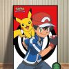 PKM Sonstiges Merchandise | Pokemon Poster Kunstdrucke Ash Ketchum Pikachu Jigglypuff Etc.