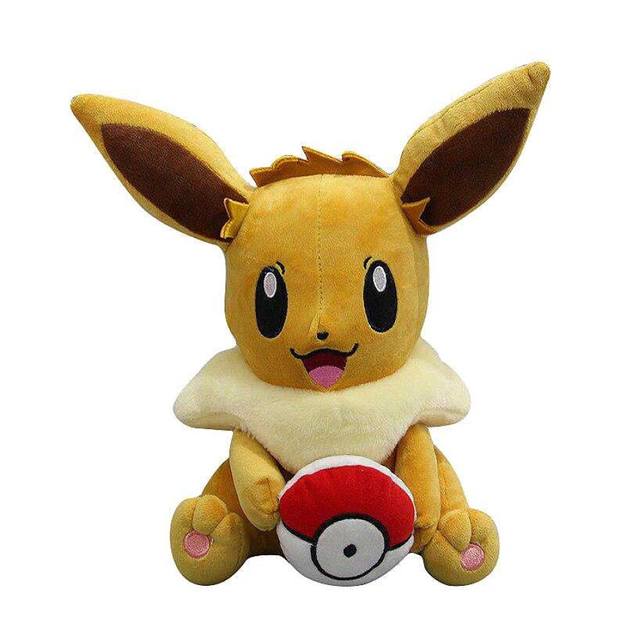 PKM Pokemon Kuscheltiere | Eevee Evoli Mit Pokeball Plusch Pokemon (Ca. 28Cm)