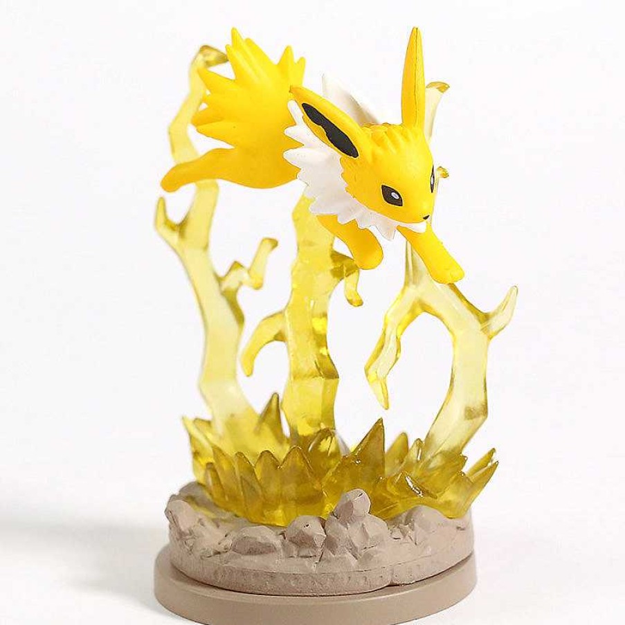 PKM Pokemon Figuren | Pokemon Flareon Jolteon Umbreon Eevee Vulpix Rowlet Jigglypuff Cubone Litten Espeon Absol Sammel Figuren