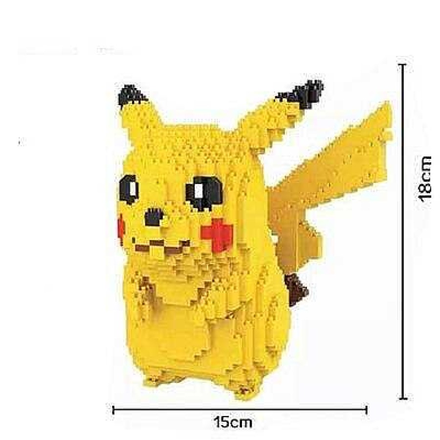 PKM Pokemon Bausteine | Pikachu Baustein Set (1650 Teile)