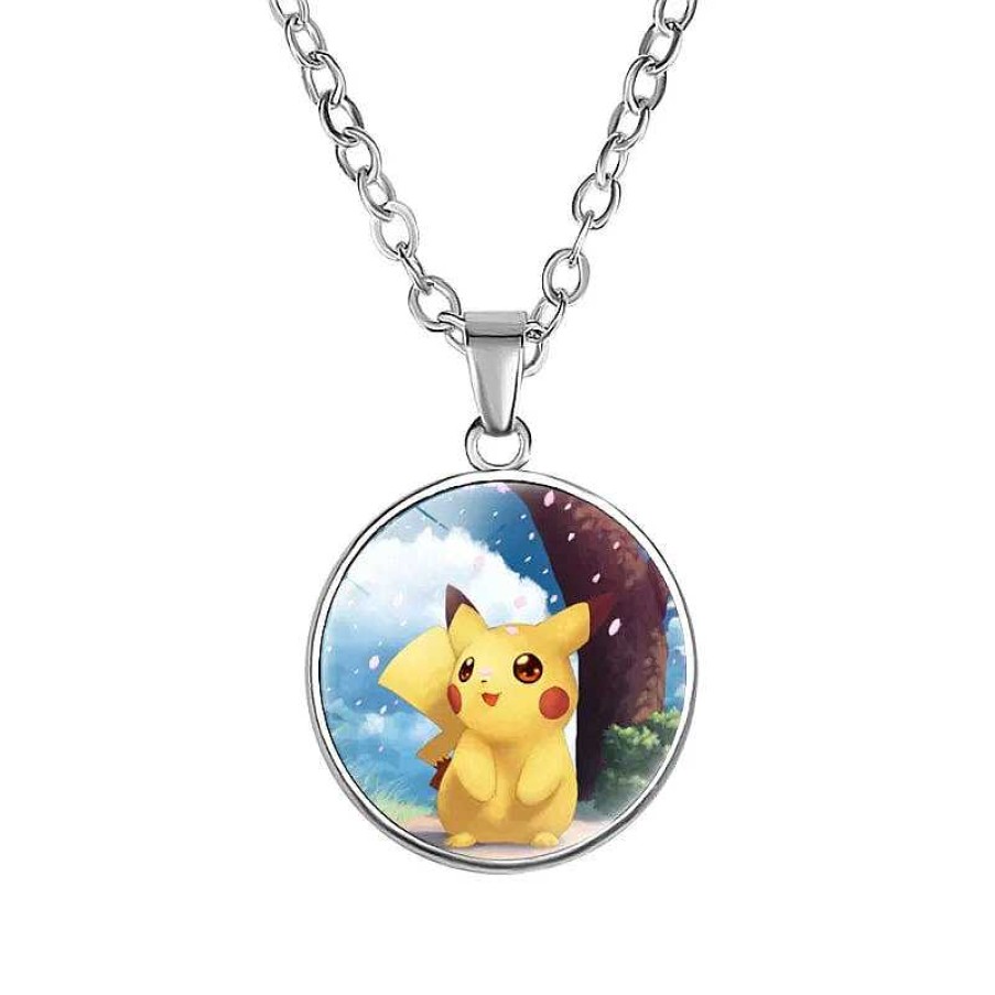 PKM Sonstiges Merchandise | Pikachu Halskette Mit Anhanger - Viele Unterschiedliche Pokemon Motive