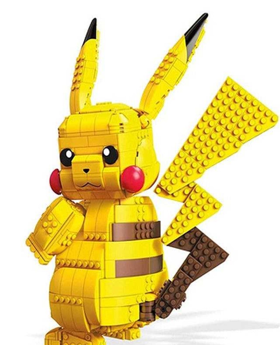 PKM Pokemon Spielzeug | Jumbo Pikachu Mega Baustein Set Pokemon Figur