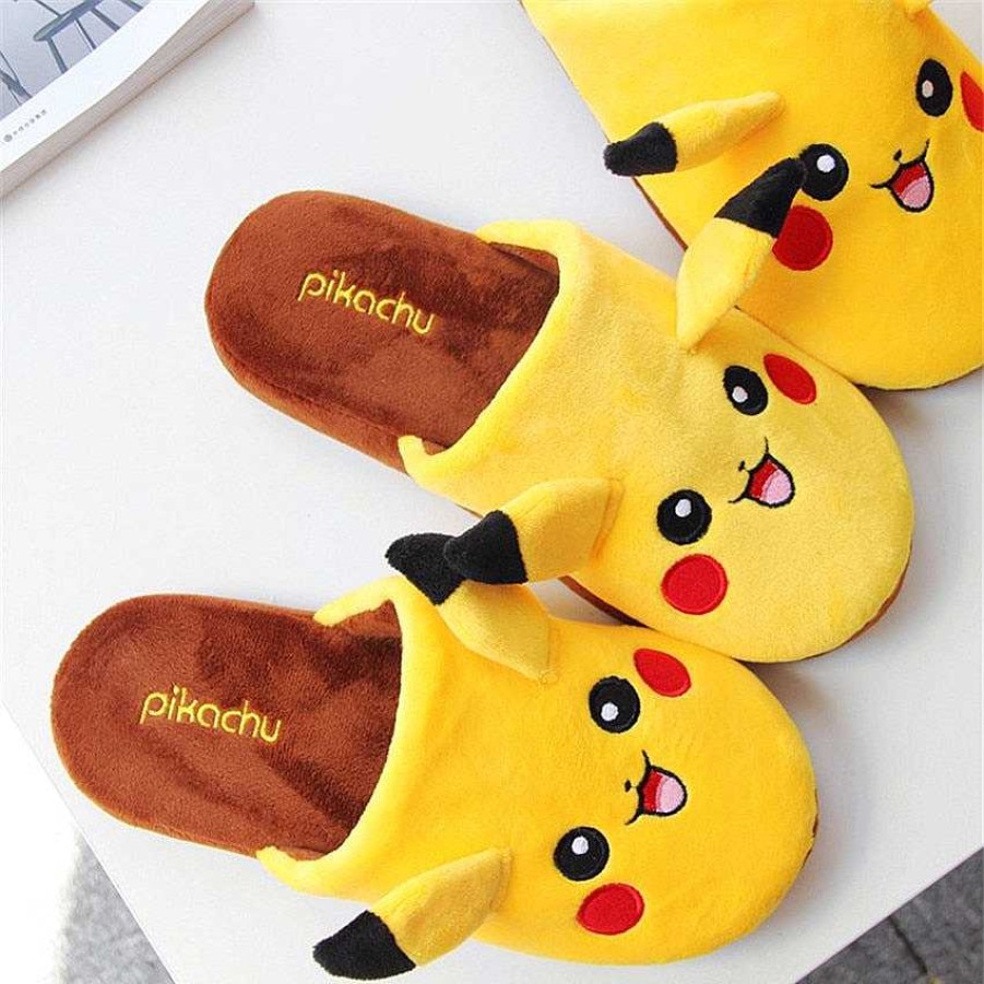 PKM Sommer | Pikachu Hausschuhe Slipper Schuhe