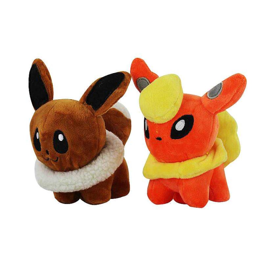 PKM Pokemon Kuscheltiere | 8Er Set Mit Nachtara, Evoli, Psiana, Blitza, Aquana, Flamara, Glaziola, Folipurba Kuscheltier