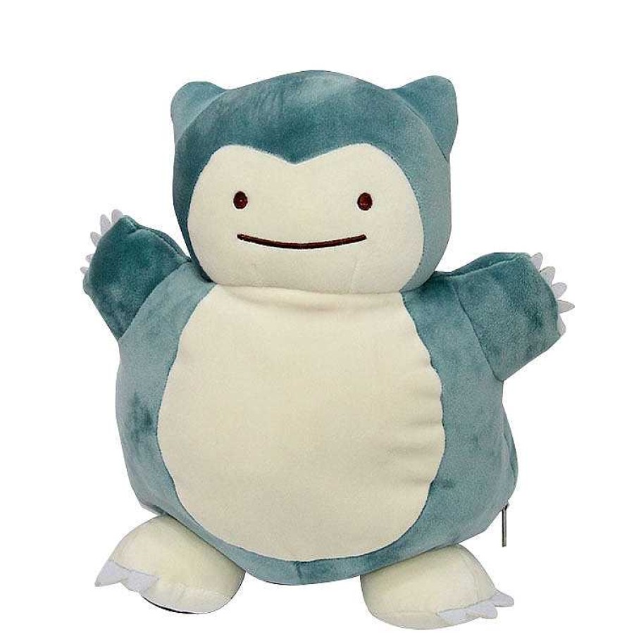 PKM Pokemon Kuscheltiere | 2 In 1 Snorlax / Ditto Transformer Plusch Figur (Ca. 30Cm)