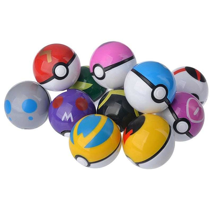 PKM Pokemon Spielzeug | 12Er Set Pokemon Pokeballe (Ca. 4.8Cm)