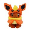 PKM Pokemon Kuscheltiere | Eevee Plusch Mit Poncho - Umbreon, Espeon, Jolteon, Vaporeon, Sylveon, Flareon (Ca. 20Cm)