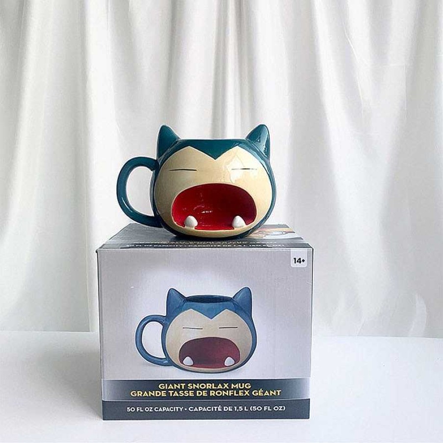 PKM Sonstiges Merchandise | 3D Relaxo Snorlax Xl Kaffeetasse