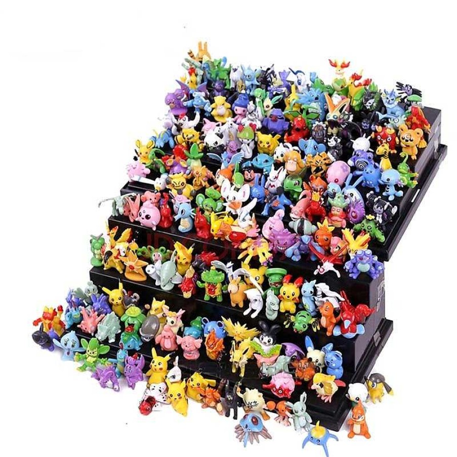 PKM Pokemon Figuren | Pokemon Figuren Sets (2-3Cm) Mit 24, 48, 72, 96, 120 Oder 144 Figuren