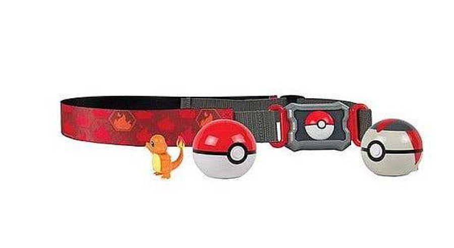 PKM Pokeball & Pokeballe | Pokemon Poke Ball Gurtel Mit 2X Pokeball Und 1X Figur