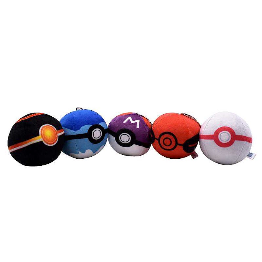 PKM Pokeball & Pokeballe | 15 Stk. Pokemon Ball Plusch Keychain Masterball Kollektion