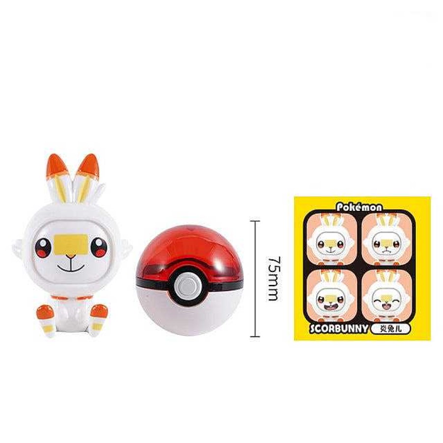 PKM Pokemon Figuren | Pokemon Pokeball Mit Gesichtswechselnder Pokemonfigur