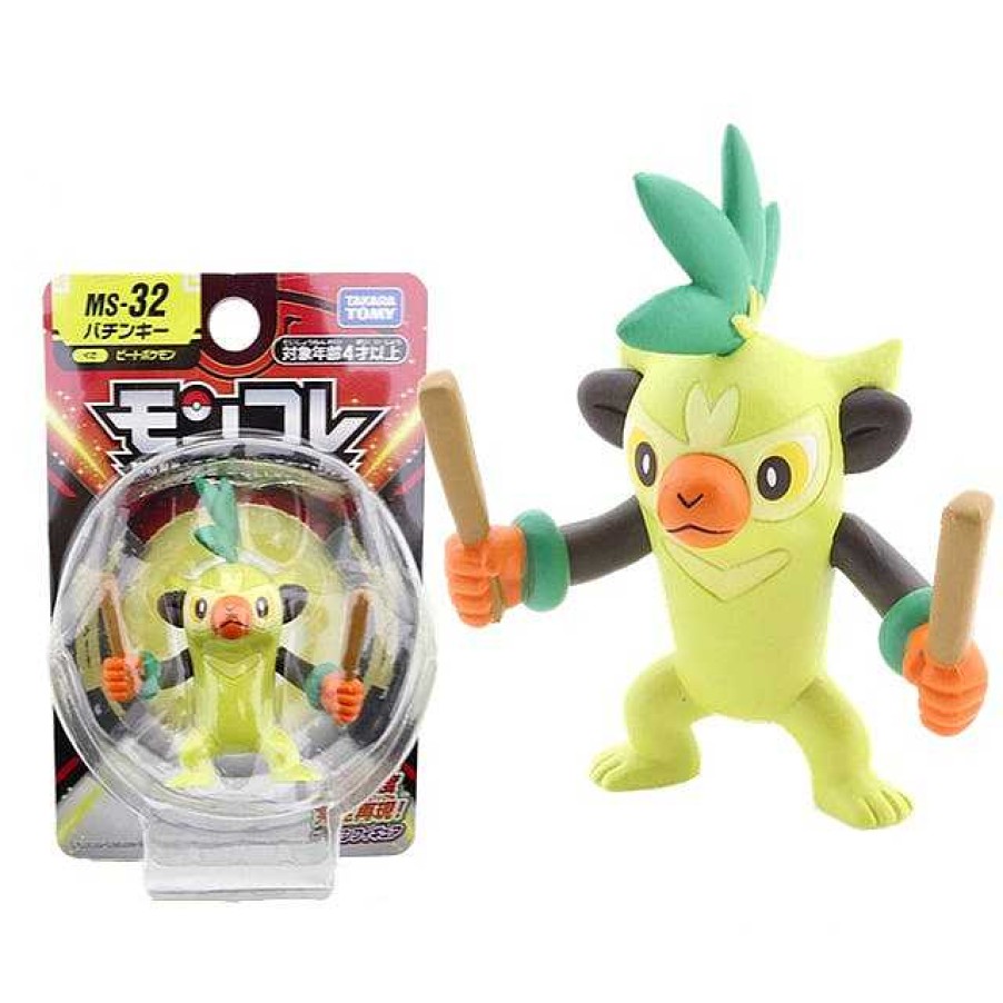 PKM Pokemon Figuren | Gortrom Rillaboom Oder Chimstix Thwackey Figur