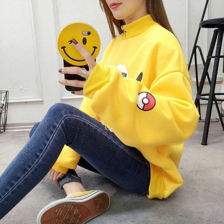 PKM Herbst & Winter | Stylisher Pokemon Pikachu Sweater Uberlange