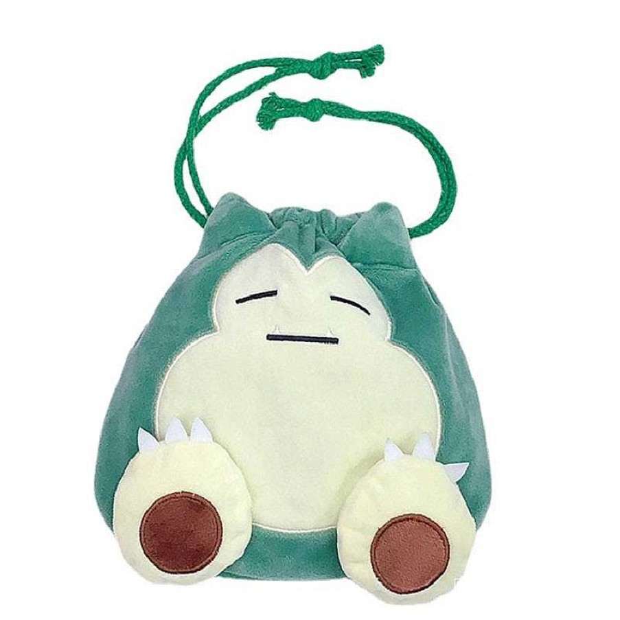 PKM Sonstiges Merchandise | Flauschiger Snorlax Relaxo Beutel Tasche