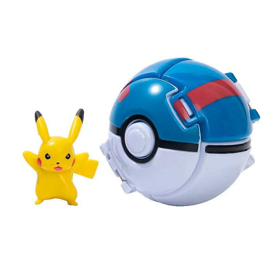 PKM Pokemon Spielzeug | Poke Balle Mit Pokemon Figur - Viele Motive