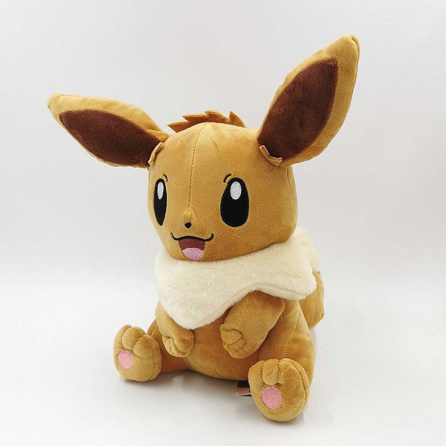 PKM Pokemon Kuscheltiere | Plusch-Figur Pokemon Evoli Sitzend, Ca. 30Cm