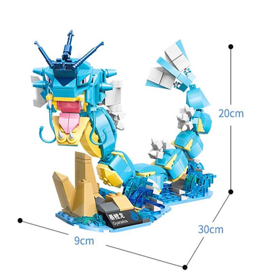 PKM Pokemon Bausteine | Gyrados Garados Baustein Set