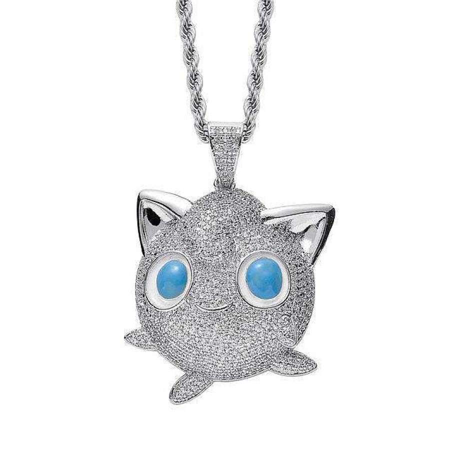 PKM Pokemon Schmuck | Jigglypuff Pummeluff Halskette Hip Hop Style Pokemon