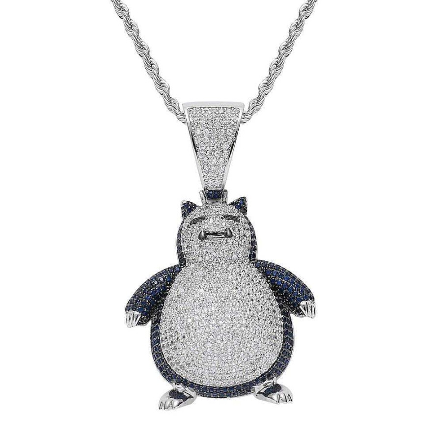 PKM Pokemon Schmuck | Snorlax Relaxo Hip Hop Kette