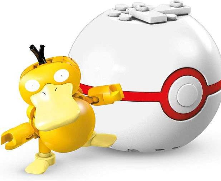 PKM Pokeball & Pokeballe | Pokeball Baustein Mit Pokemon Figur - Verschiedene Motive