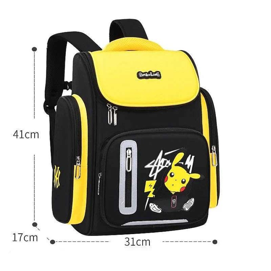 PKM Rucksacke & Taschen | Pokemon Schul Rucksack Mit Pikachu Pokemon Motiv In Blau Oder Gelb