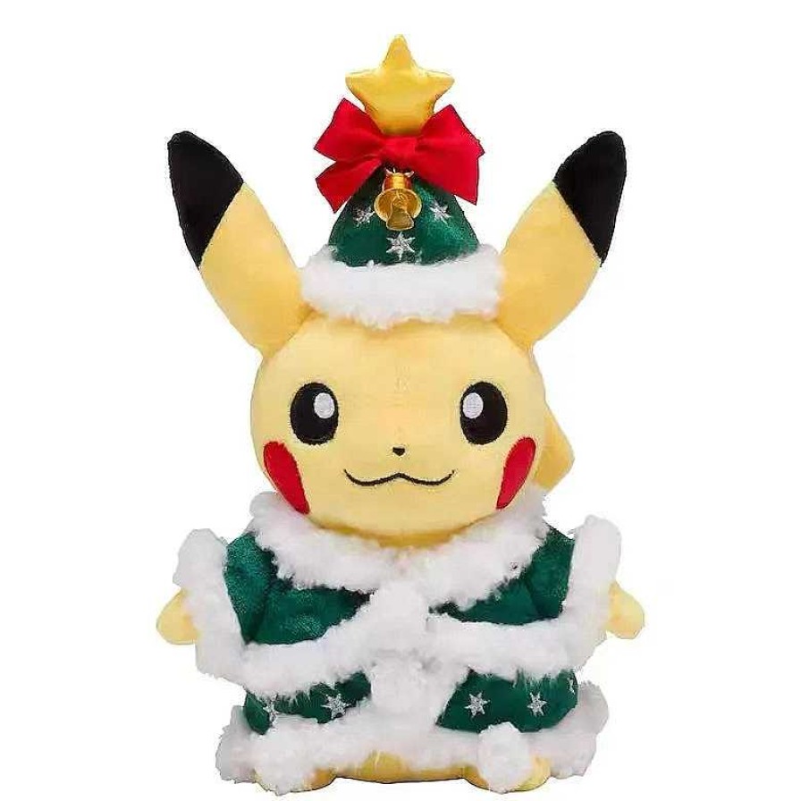 PKM Herbst & Winter | Pikachu Kuscheltier In Weihnachtlichen Motiven