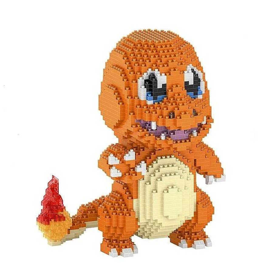 PKM Pokemon Bausteine | Glumanda / Charmander Pokemon Baustein Set